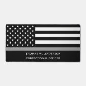 Agent correctionnel Ligne mince personnalisée (Recto)