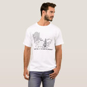 Agent dans le T-shirt de base d'hommes noirs et (Devant entier)
