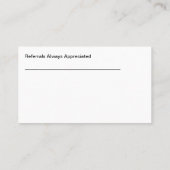 Agent D'Assurance-Santé Et Cartes de visite D'Orie (Dos)