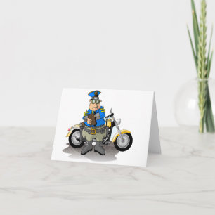 Agent De Police Écrivant Une Carte De Billets