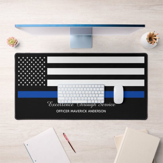 Agent de police Thin Blue Line (Bureau 1)
