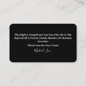 Agent de prêt carte de visite / Realtor (Dos)