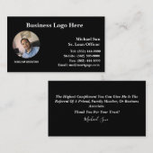 Agent de prêt carte de visite / Realtor (Devant / Derrière)