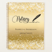 Agent de signature de prêt notaire or 2025 (Devant)