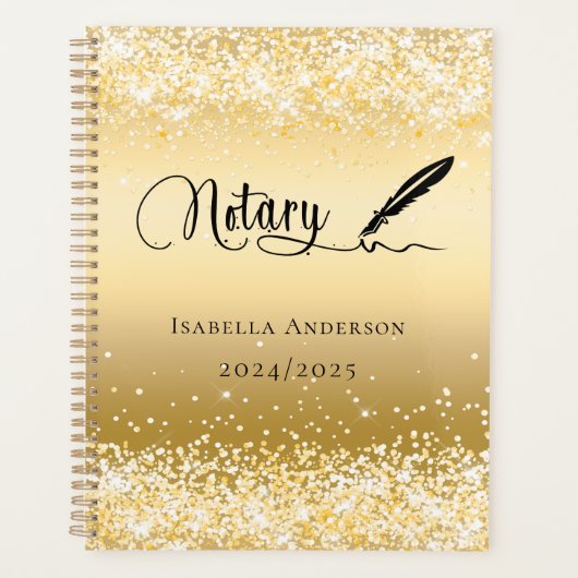 Agent de signature de prêt notaire or 2025 (Devant)