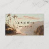 Agent de voyage Carte d'embarquement pour l'île Tr (Dos)