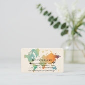 Agent de voyage Carte du monde Vacances Eau Plage  (Debout devant)