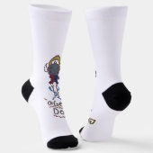 agent dog sokken (Gebogen)