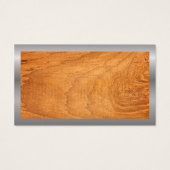 Agent immobilier | Bois de bordure métallique (Dos)