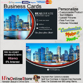 Agent immobilier Carte de visite 49 Pack de 100