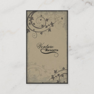 Agent immobilier Carte de visite - Brown beige noi