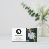 Agent immobilier | Carte de visite classique (Debout devant)