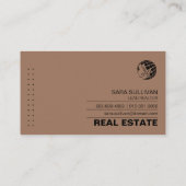 Agent immobilier Carte de visite immobilier (Dos)