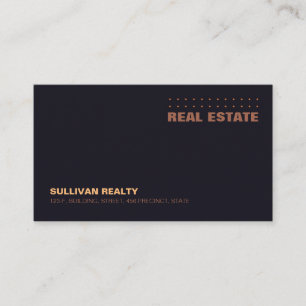 Agent immobilier Carte de visite immobilier
