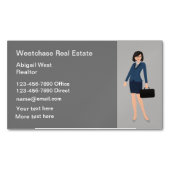 Agent Immobilier Cartes de visite Pour Un Réalisat (devant)