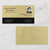 Agent immobilier Cartes de visite toscans Sun (Devant / Derrière)