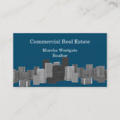 Agent immobilier commercial Cartes de visite (Devant)