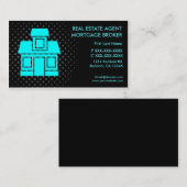 Agent immobilier hypothèque sur mesure cartes de v (Devant / Derrière)