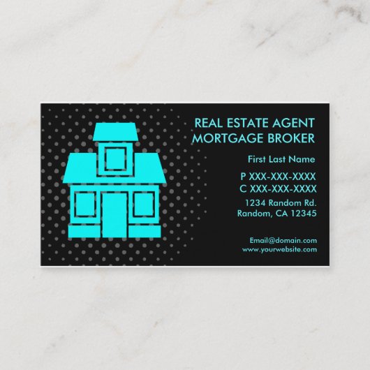 Agent immobilier hypothèque sur mesure cartes de v (Devant)