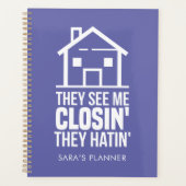 Agent Immobilier Ils Me Voient Fermer Personnalisé (Devant)