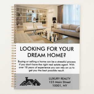 Agent immobilier moderne et élégant Personnalisé