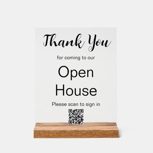 Agent immobilier Open House Code QR Connexion (Recto)