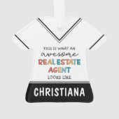 Agent Immobilier Personnalisé Drôle Awesome Réalis (dos)