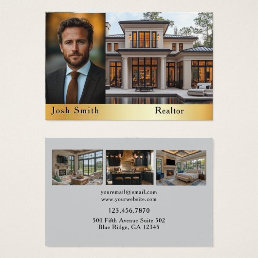 Agent immobilier Realtor (Devant & derrière)
