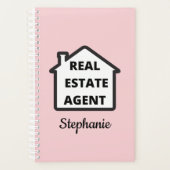 Agent immobilier rose moderne (Devant)