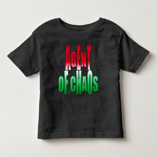 Agent of Chaos Kinder Shirts (Voorkant)