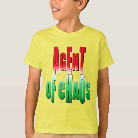 Agent of Chaos T-shirt (Voorkant)