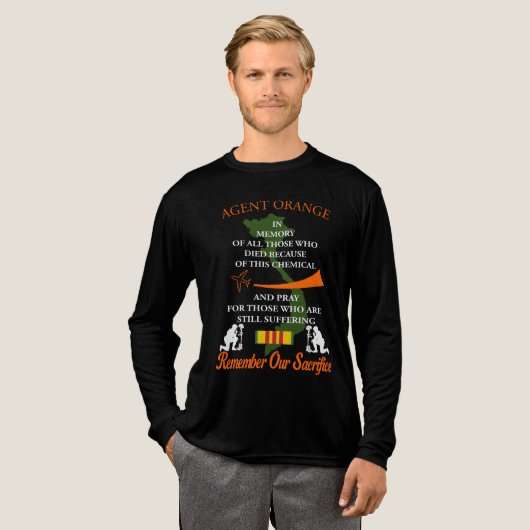 Agent Orange Tri-Blend Shirt (Voorkant)