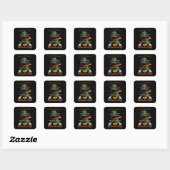 Agent Orange Vierkante Sticker (Vel)