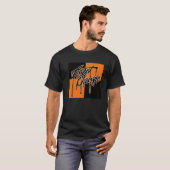 Agent Oranje "Drip" Logo Punk T-Shirt Schaats (Voorkant volledig)