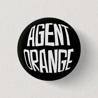 Agent Oranje "Fisheye" Logo Punk Button