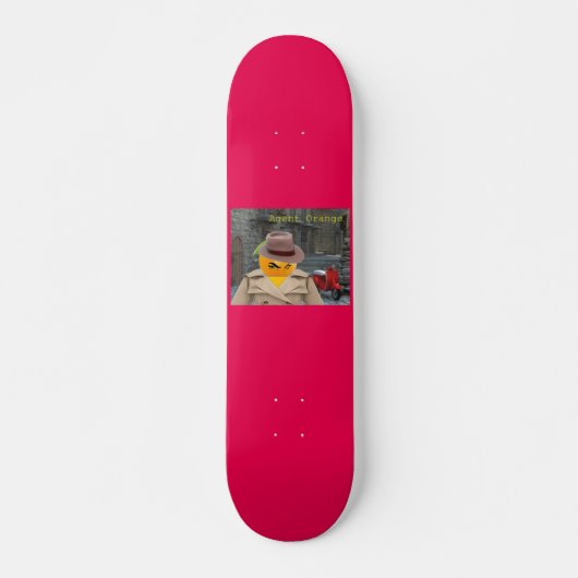 Agent Oranje Funnycomb Skateboard (Voorkant)