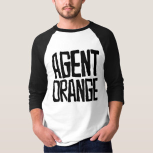 Agent Oranje "Thrashed" Logo Jersey Baseball Punk T-shirt