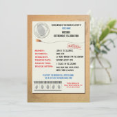 Agent secret Agent de la retraite Invitation (Debout devant)