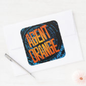 Agent Sinaasappel "SpinArt" Stickers Schaats Punk  (Envelop)