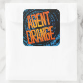 Agent Sinaasappel "SpinArt" Stickers Schaats Punk  (Tas)