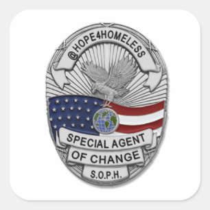 Agent spécial de changement Stickers d'insigne