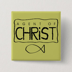 Agent van Christus Button