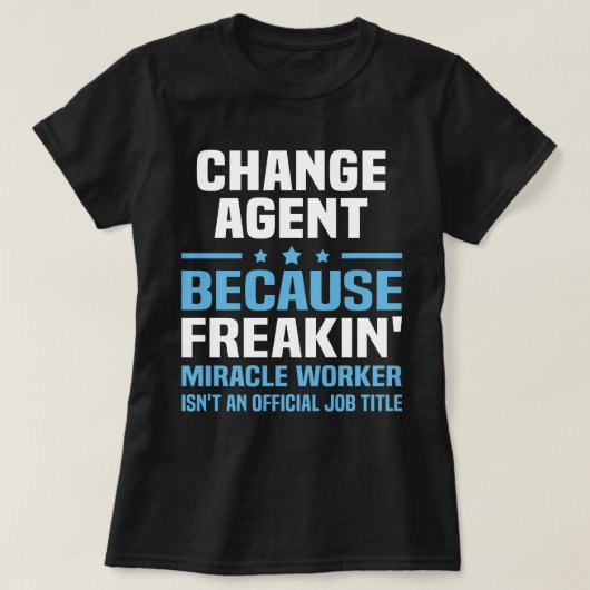 Agent wijzigen t-shirt (Design voorkant)