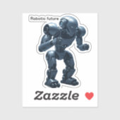 Agentic AI (robots that act independently) Sticker (Vel)