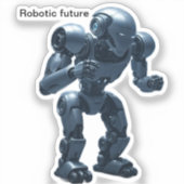 Agentic AI (robots that act independently) Sticker (Voorkant)