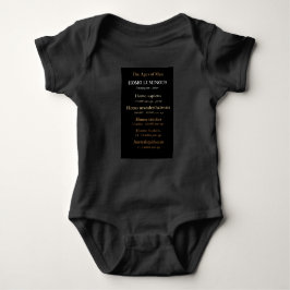 Ages Of Man Baby One-Piece Bodysuit