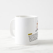Ages Sagesse mug "optimism" comic vérité positive (Devant gauche)