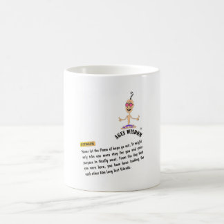 Ages Sagesse mug "optimism" comic vérité positive