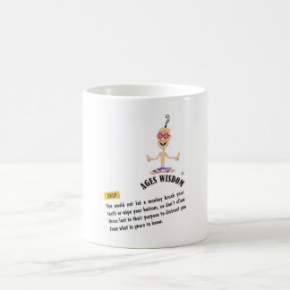 Ages Sagesse tasse "vérité" bande dessinée chemin