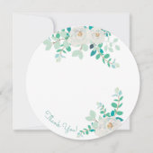 Aggela Round Photo Hartelijk dank Kaart (Voorkant)